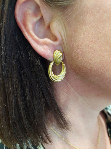 Boucles d'oreilles BOUCLES D 'OREILLES PENDANTES 58 Facettes 075401