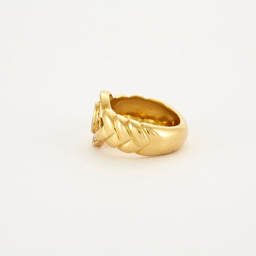 Bague 52.5 Bague Marquise Emeraude Diamants 58 Facettes