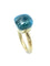 Bague POMELLATO. Bague Nudo Topaze bleue 58 Facettes