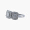 Bague Bague Or Blanc baguettes de diamants 58 Facettes