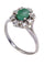 Bague 56 Bague Marguerite Or jaune Emeraude Diamants 58 Facettes 080441