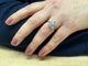Bague 54 Bague Art Déco Platine Or jaune Diamants 58 Facettes Bag.Geom.ArtD758