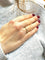 Bague Alliance en diamants serti magique or jaune 18 carats 58 Facettes