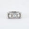 Bague 59 Bague Trilogie Or blanc Diamants 58 Facettes
