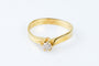 Bague 54 Bague solitaire 0.18ct en or massif 58 Facettes 111.26851-B5