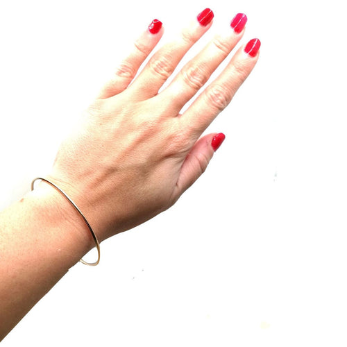 Bracelet Bracelet jonc or jaune 58 Facettes 2722