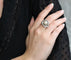 Bague 55 Bague platine perle & diamants 58 Facettes 367