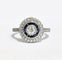 Bague 54 Bague style art déco saphirs et diamants 58 Facettes 1-847/2