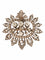 Broche Broche pendentif en or jaune, argent et diamants 58 Facettes