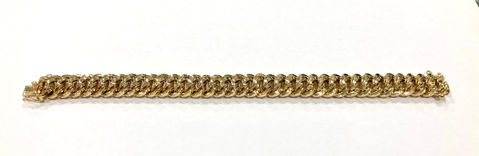 Bracelet Bracelet maille américaine, or jaune 58 Facettes