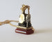Pendentif Collection - chaine et pendentif sceau, or argent et rubis 58 Facettes