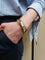 Bracelet BRACELET JONC OUVRANT SAPHIRS DE CEYLAN ET DIAMANTS 58 Facettes 079651