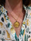 Pendentif MÉDAILLE ANCIENNE VIERGE SIGNÉE GRUN 58 Facettes 064131