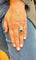 Bague Chevalière  femme Or Saphir Diamants 58 Facettes