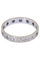 Bague 53 ALLIANCE MODERNE 14 DIAMANTS 58 Facettes 077811