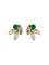 Boucles d'oreilles Boucles d’oreilles émeraudes et diamants 58 Facettes 52