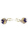 Boucles d'oreilles BOUCLES D'OREILLES OR JAUNE PERLES DE VERRE 58 Facettes 077721