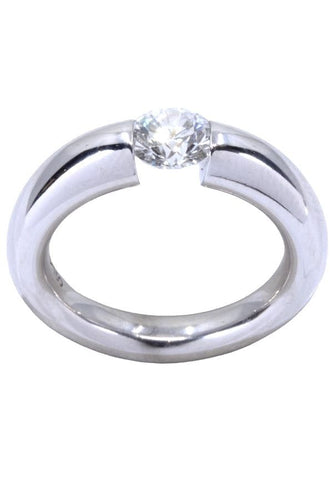 Bague 53 NIESSING - SOLITAIRE "SPANRING" 58 Facettes 062251