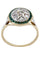 Bague BAGUE ART-DÉCO ÉMERAUDES ET DIAMANTS 58 Facettes 057041