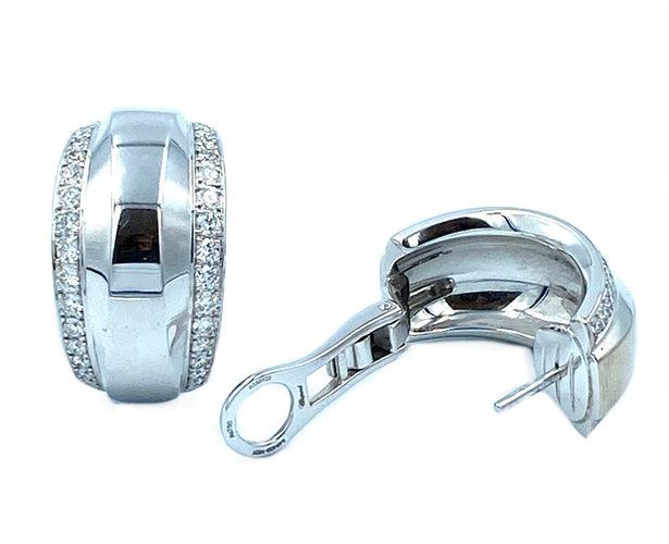 Boucles d'oreilles Chopard. Boucles d’oreilles La Strada 58 Facettes