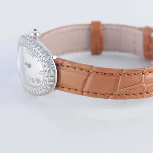 Montre Cartier Montre modèle baignoire diamant 58 Facettes