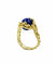 Bague Gilbert Albert. Belle bague Mimosas or jaune et billes interchangeables 58 Facettes