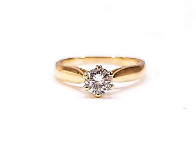 Bague 54 Bague solitaire Diamant 58 Facettes DV.24.Solo