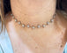 Collier Collier choker or jaune et oxydes de zirconium 58 Facettes