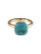 Bague 49 Pomellato – Bague Modèle « Nudo » Classic Topaze Bleue et Or Rose 58 Facettes