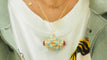 Pendentif Pendentif Or jaune Turquoises 58 Facettes 32334