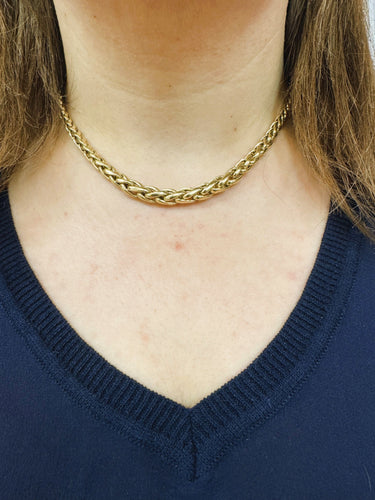 Collier Collier maille palmier Or jaune 58 Facettes COL.PALM-932