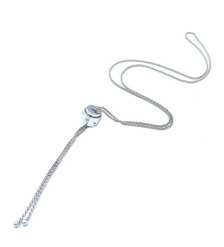Collier PIAGET. Collier Possession or blanc et diamants 58 Facettes