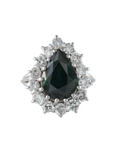 Bague 50 Parure Saphirs Diamants 58 Facettes