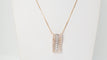 Collier Collier pendentif or rose et diamants 58 Facettes 32289/20794