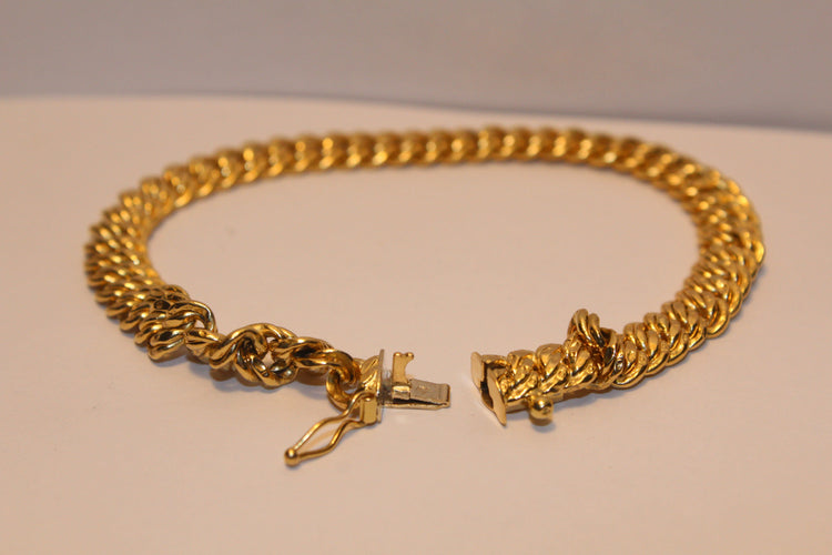 Bracelet Bracelet Maille Américaine Or jaune 58 Facettes 11709