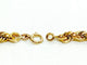 Collier Collier Or Rose Maille Corde 58 Facettes 3124/1