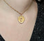 Pendentif Médaille-Pendentif Art Nouveau en or jaune 58 Facettes 442