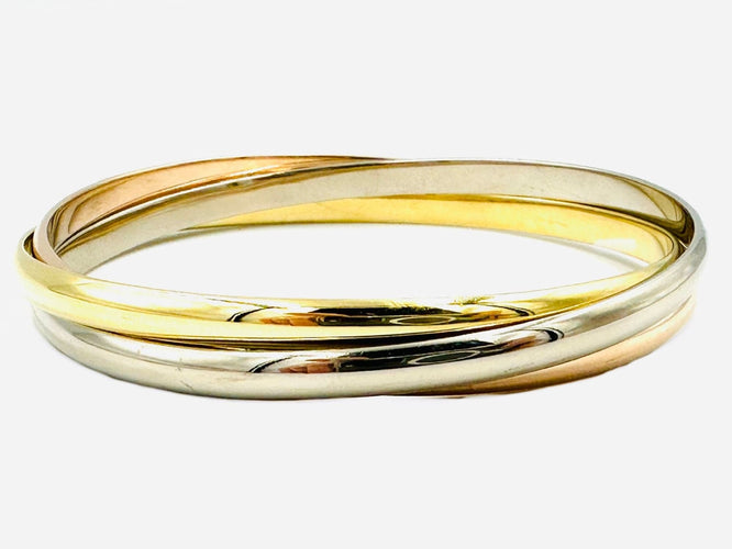 Bracelet CARTIER - Collection Trinity, bracelet 3 ors 58 Facettes