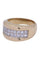 Bague 56 Bague Or jaune pavage Diamants 58 Facettes 077581