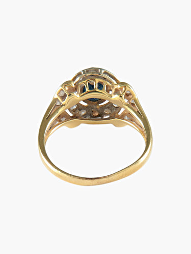 Bague 52 Bague Saphir et Diamants 58 Facettes