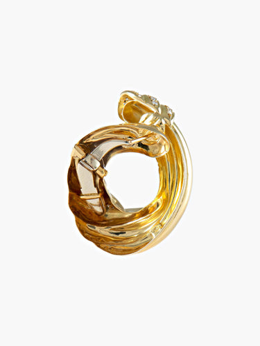 Boucles d'oreilles Boucles d'oreilles Torsadées Diamants 58 Facettes