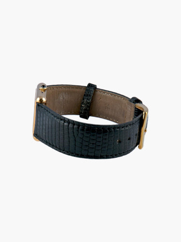 Montre Montre Baume & Mercier, Modèle Tank, Remontoir Saphir, Or jaune 58 Facettes