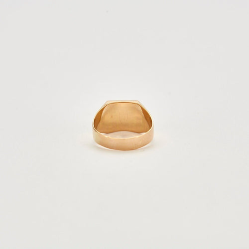 Bague 45.5 Chevalière Or jaune 58 Facettes