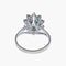 Bague Bague Marguerite Emeraude Diamants 58 Facettes