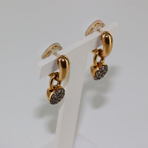 Boucles d'oreilles Boucles d'oreilles pendantes diamants cognac 58 Facettes