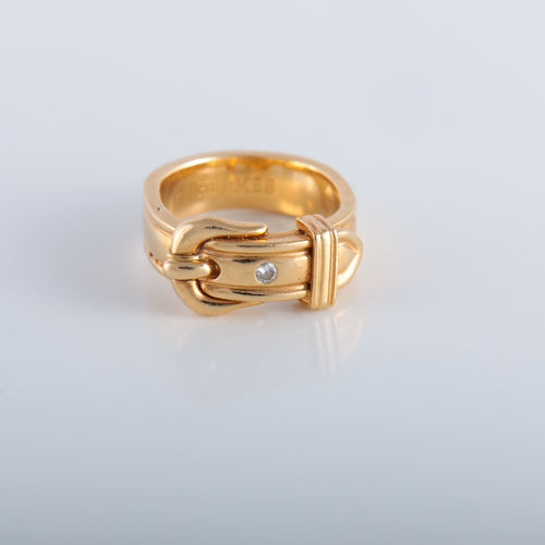 Bague Bague Hermès en or jaune 18K 58 Facettes