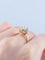 Bague 53 Bague solitaire vintage diamant 58 Facettes