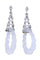 Boucles d'oreilles BOUCLES D'OREILLES PENDANTES CRISTAL ET DIAMANTS 58 Facettes 068471