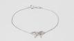 Bracelet Tiffany & Co - Bracelet Noeud  en platine et diamants 58 Facettes 32159