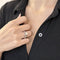 Bague Solitaire  or gris Diamants 1,40 Cts 58 Facettes